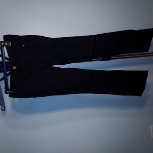 Old Navy Khaki Black Slacks 14 ADJUSTABLE WAIST pants